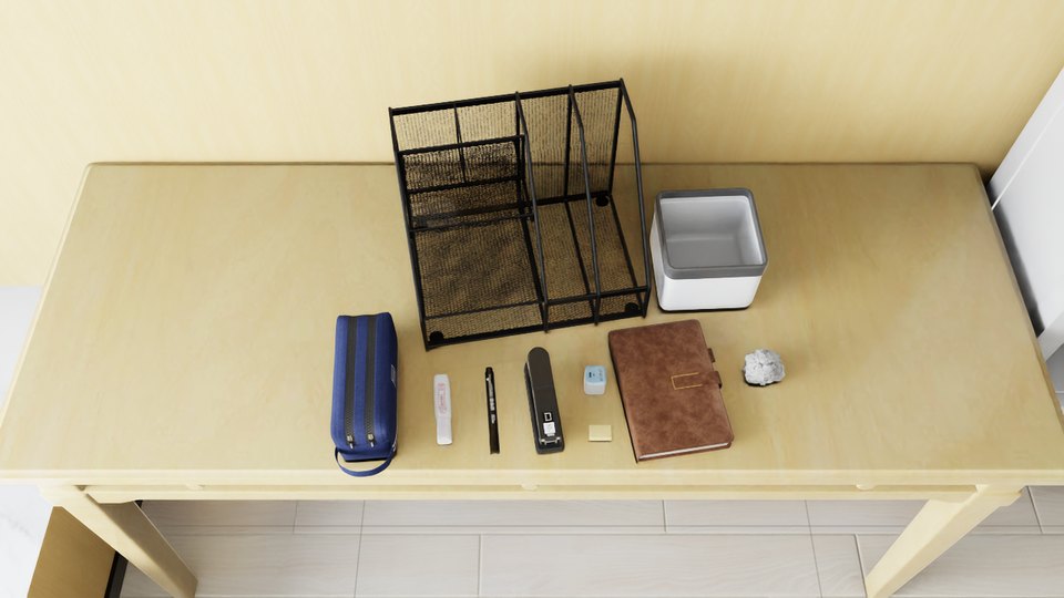 Wall 000 and desk 000 material variant
